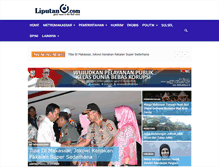 Tablet Screenshot of liputan8.com